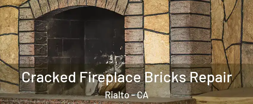  Cracked Fireplace Bricks Repair Rialto - CA