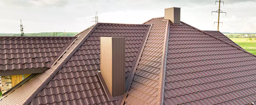 Residential Chimney Flashing Restoration in Rialto, CA