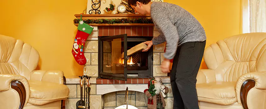 Gas to Wood-Burning Fireplace Conversion Services in Rialto, California