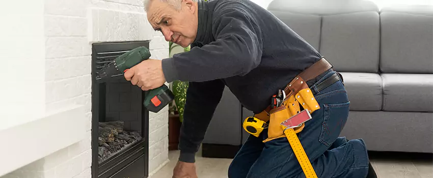 New Indoor Fireplace Installation in Rialto, California