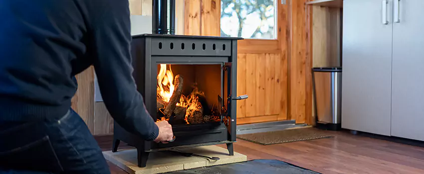 Open Hearth Wood Fireplace Installation in Rialto, CA