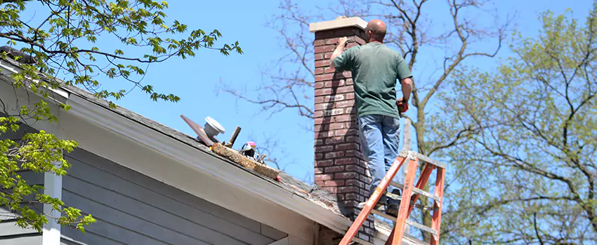 Vinyl and PVC Chimney Flashing Installation in Rialto, CA